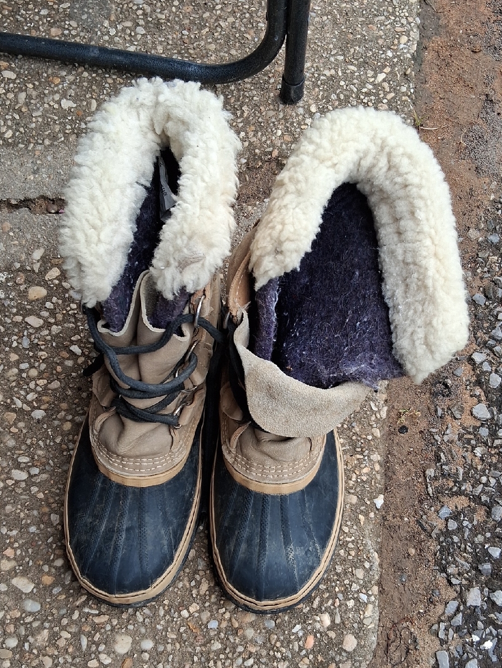 Men's Kaufman Waterproof Winter Boots with Wool Lining - Tan and Black